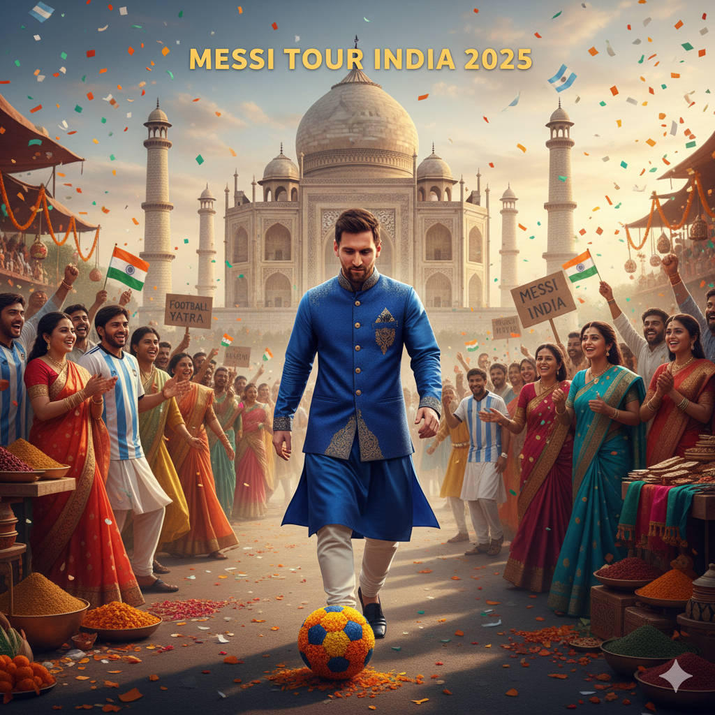 Messi Tour in India 2025: 5 Cities, 1 Legend, Endless Magic